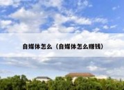 自媒体怎么（自媒体怎么赚钱）